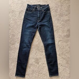 Lucky Brand Women's High Rise Jeans - Dark Blue